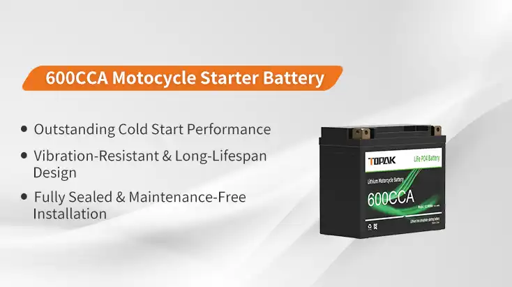 Motocycle Starter Battery 600CCA Motocycle Starter Battery 600CCA