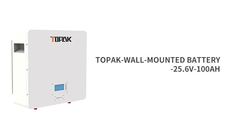 Wall mounted battery storage