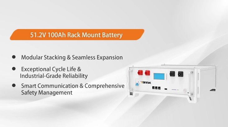 51.2V 100Ah Rack Mount Battery