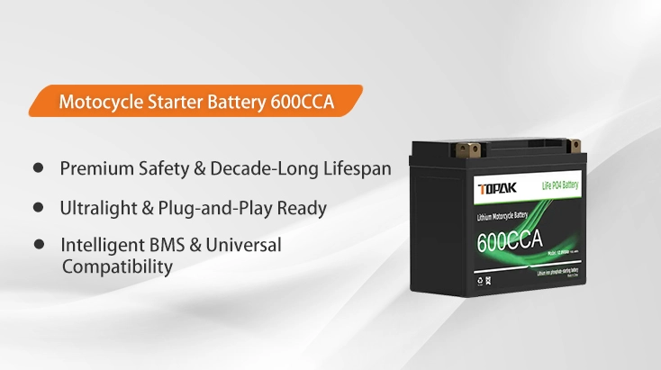 Motorcycle Starter Battery 600CCA Motorcycle Starter Battery 600CCA