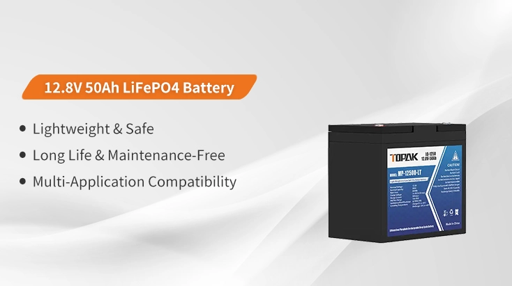 LiFePO4 12V 50Ah battery