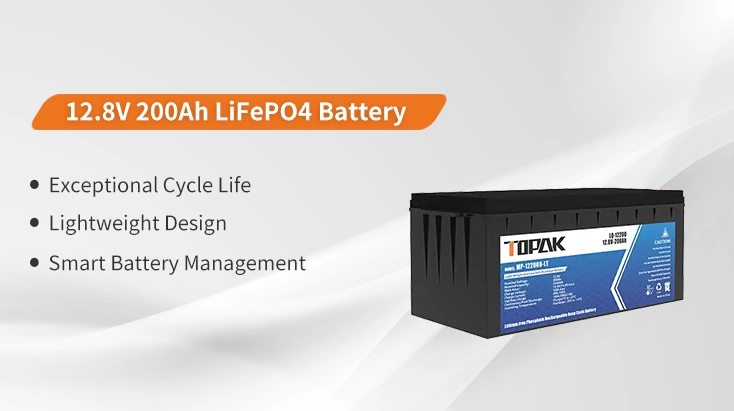 12V 200Ah Lithium Iron Phosphate battery