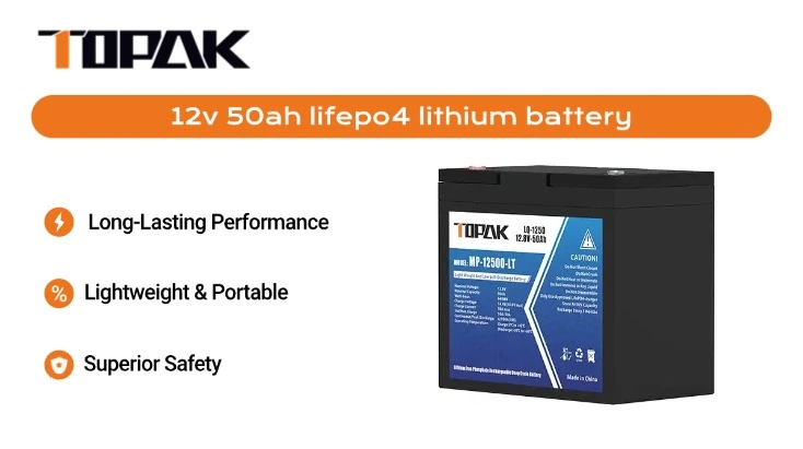 12v 50ah lifepo4 lithium battery