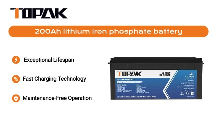 200ah lithium iron phosphate battery
