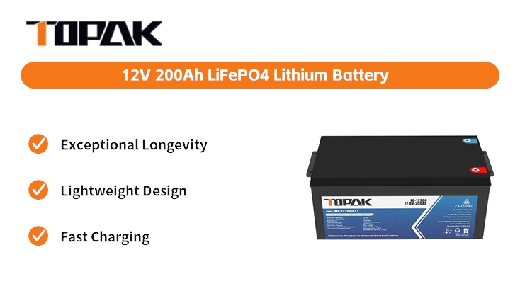12v 200ah lifepo4 lithium battery
