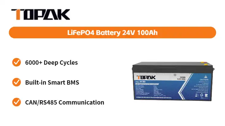 lifepo4 battery 24v 100ah​