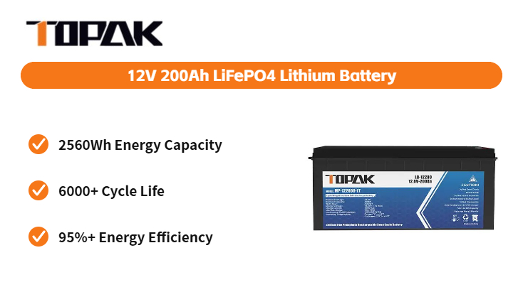 12v 200ah lifepo4 lithium battery