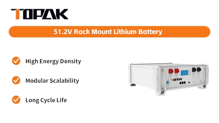 51.2v rack mount lithium battery