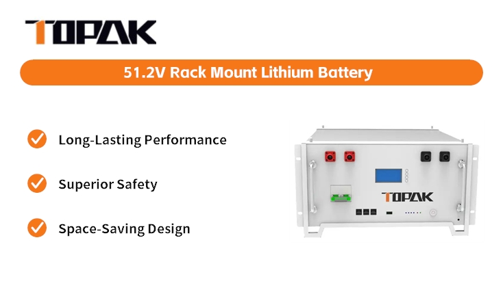 51.2v rack mount lithium battery