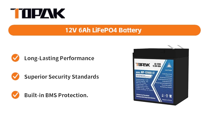 12V 6Ah LiFePO4 Battery 12V 6Ah LiFePO4 Battery