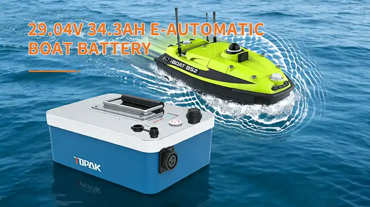 Can 29.04V 34.3Ah E-Automatic Boat Battery Handle Deep Discharge?