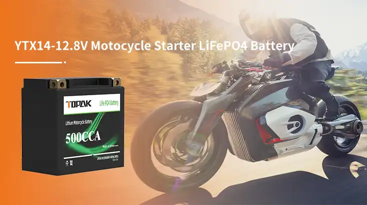 YTX14-12.8V Motorcycle Starter Battery: BMS and Protection Details
