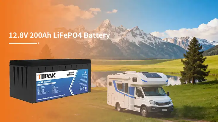 Applications of 12V 200Ah Lithium Iron Phosphate Battery in RVs