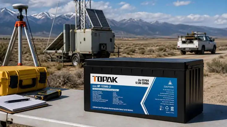 Lightweight 200ah lithium iron phosphate battery for Field Use