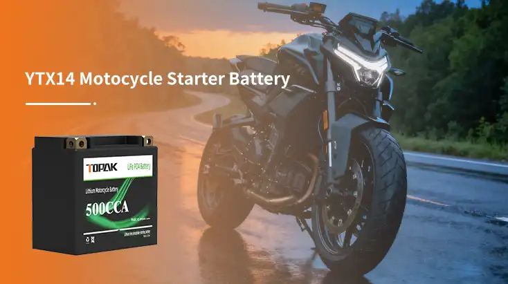 Charging Efficiency of YTX14-12.8V Motorcycle Starter Battery