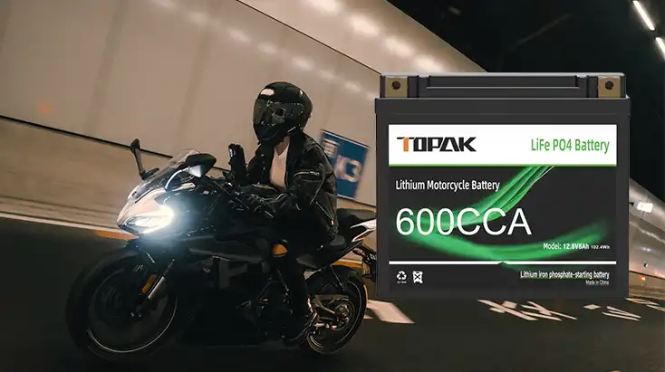 How Fast Can a Motocycle Starter Battery 600CCA Crank the Engine?