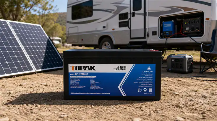 12v 200ah lifepo4 lithium battery for Solar RV Hybrid Systems