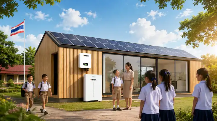 TOPAK New Energy Donates Solar Energy Storage System to Bangkok School, Supporting Sustainable Education in Thailand