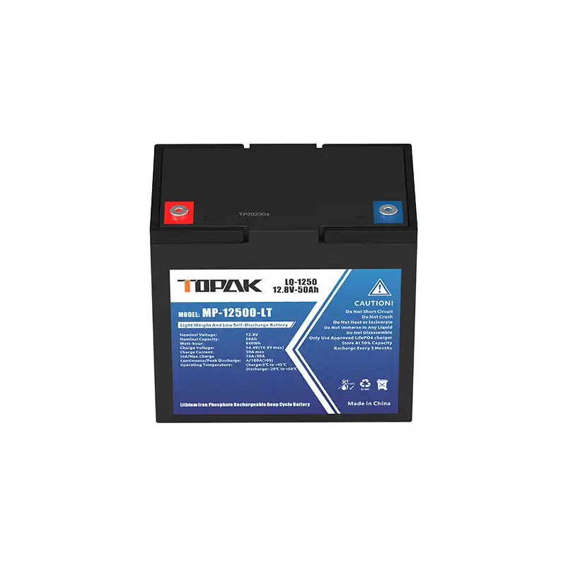 lifepo4 12v 50ah lithium iron phosphate battery​