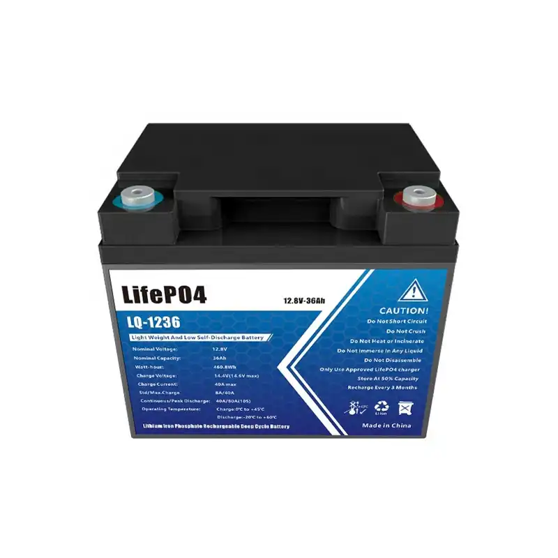12V 36Ah LiFePO4 Battery